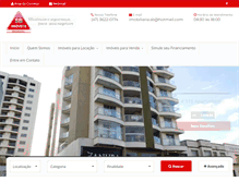 Tablet Screenshot of imobiliariasb.com.br